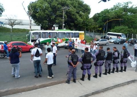 Dia Nacional de Luta: Manaus começou a parar as 6 horas da manhã